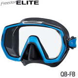 TUSA Black / Fishtail Blue TUSA M1003 Freedom ELITE Mask
