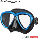 TUSA Black / Fishtail Blue TUSA M2004 Intega Mask