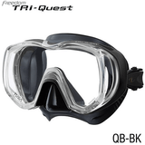 TUSA Black / Black TUSA M3001 Freedom Tri-Quest Mask