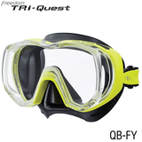 TUSA Black / Flash Yellow TUSA M3001 Freedom Tri-Quest Mask