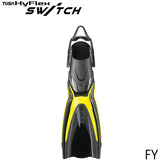 TUSA Large / Flash Yellow TUSA SF0104 HyFlex SWITCH  Fins