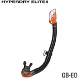 TUSA Black / Energy Orange TUSA SP0101 HYPERDRY ELITE II Snorkel