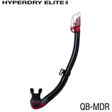 TUSA Black / Metallic Red TUSA SP0101 HYPERDRY ELITE II Snorkel