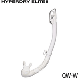 TUSA White / White TUSA SP0101 HYPERDRY ELITE II Snorkel