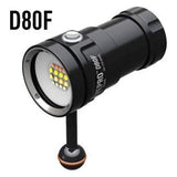 DivePro Video Light Regular DivePro D80F (Plus) White/Red/UV 8000 Lumen Video Light