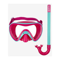Mares Pink Mares Junior Snorkeling Set - Turtle