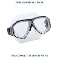 TUSA Corrective Lens Tusa Corrective Lens Splendive II / Freedom Ceos / Geminus Masks
