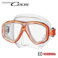 TUSA Dual Lens Mask Energy Orange / Clear Tusa Ceos Mask