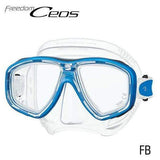 TUSA Dual Lens Mask Fishtail Blue / Clear Tusa Ceos Mask