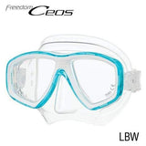 TUSA Dual Lens Mask Light Blue / Clear Tusa Ceos Mask
