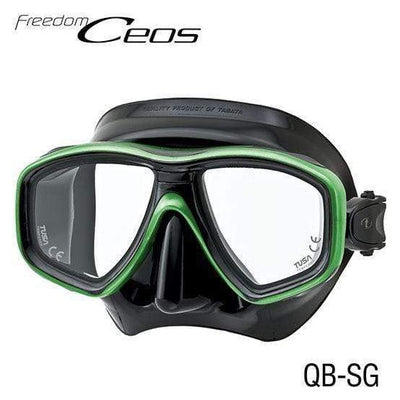 TUSA Dual Lens Mask Ocean Green / Black Tusa Ceos Mask