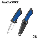TUSA Knife Blue / Pointed Tusa Mini BCD Knife