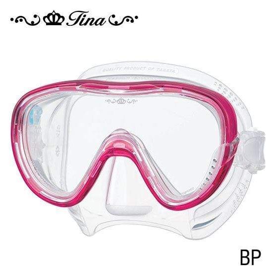 TUSA Single Lens Mask Bright Pink / Clear Tusa Freedom Tina Mask