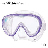 TUSA Single Lens Mask Purple Quartz / Clear Tusa Freedom Tina Mask