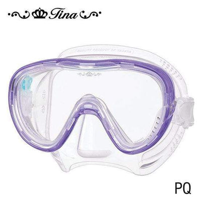 TUSA Single Lens Mask Purple Quartz / Clear Tusa Freedom Tina Mask