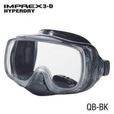 TUSA Single Lens Mask Black / Black Tusa Imprex 3D Hyperdry Mask