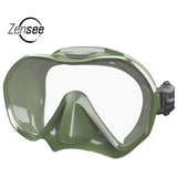 TUSA Single Lens Mask Khaki / Standard Tusa M1010 Zensee Mask
