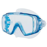 TUSA Single Lens Mask Aqua Marine / Clear Tusa Visio Tri-EX Mask