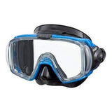 TUSA Single Lens Mask Fishtail Blue / Black Tusa Visio Tri-EX Mask